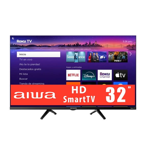 TV Aiwa 32 Pulgadas HD Roku TV LED AW32B4SMRK