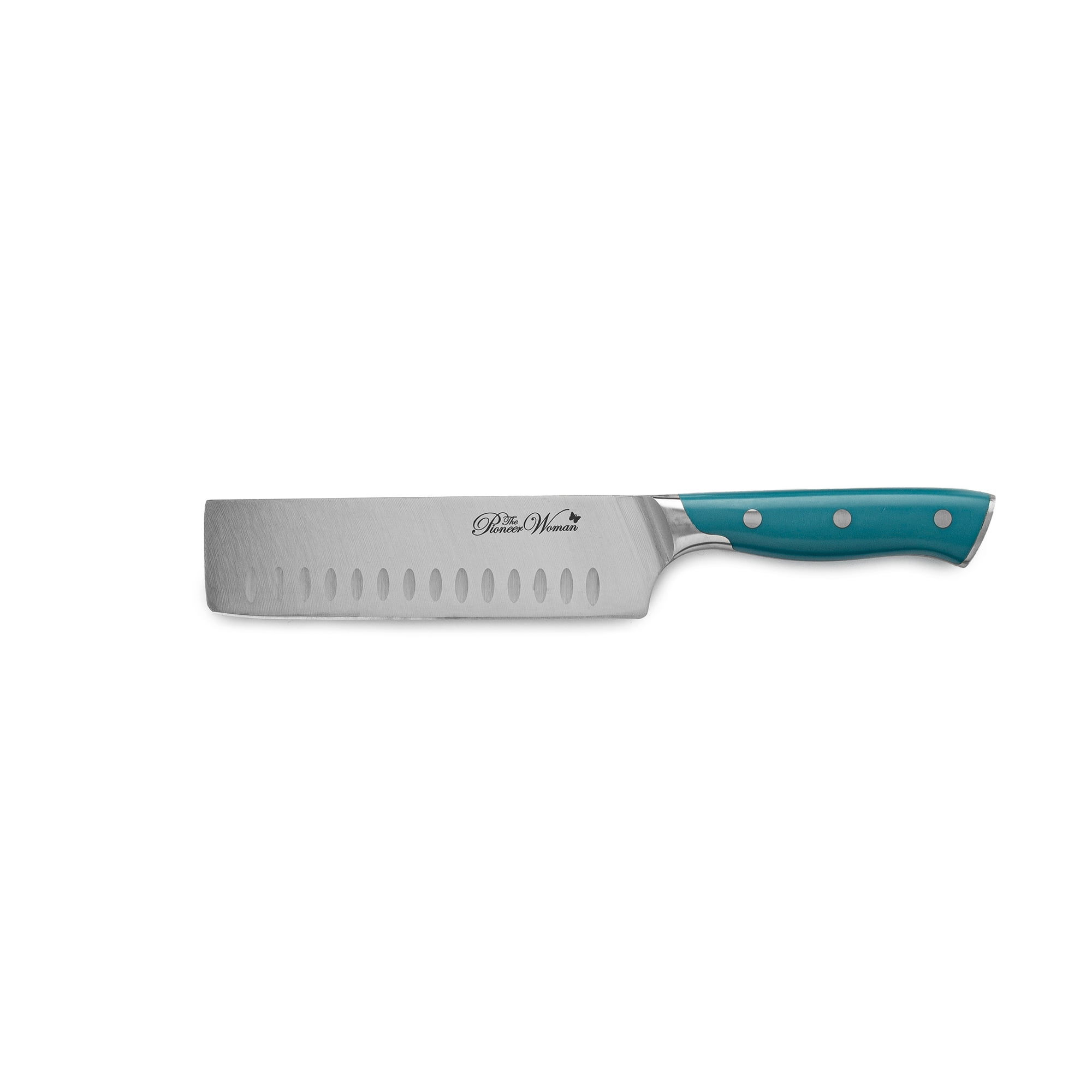 The Pioneer Woman 3 Piece Stainless Steel Knife Bundle Set, Teal