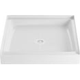 thumbnail image 3 of Proflo Pfsb3636 Morenci 36" X 36" Square Shower Base - White, 3 of 6