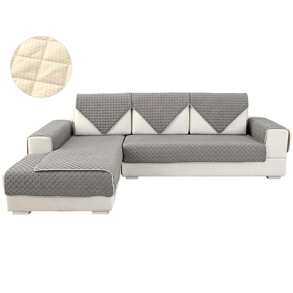 Willstar Sofa Slipcovers AntiSlip LShaped Sectional Couch Covers