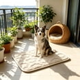 thumbnail image 6 of Leodye 1PCS Non-slip Bottom Washable Pet Cooling Mat Portable Summer Ice Pad for ss Crate Sofa Floor Heat Relief In High Temperature -27.56x21.65in, 6 of 7