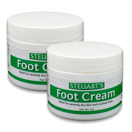 Paquet de 2 pieds 'de luxe Steuart Crème pour Heals incroyable concassé et les pieds calleux secs