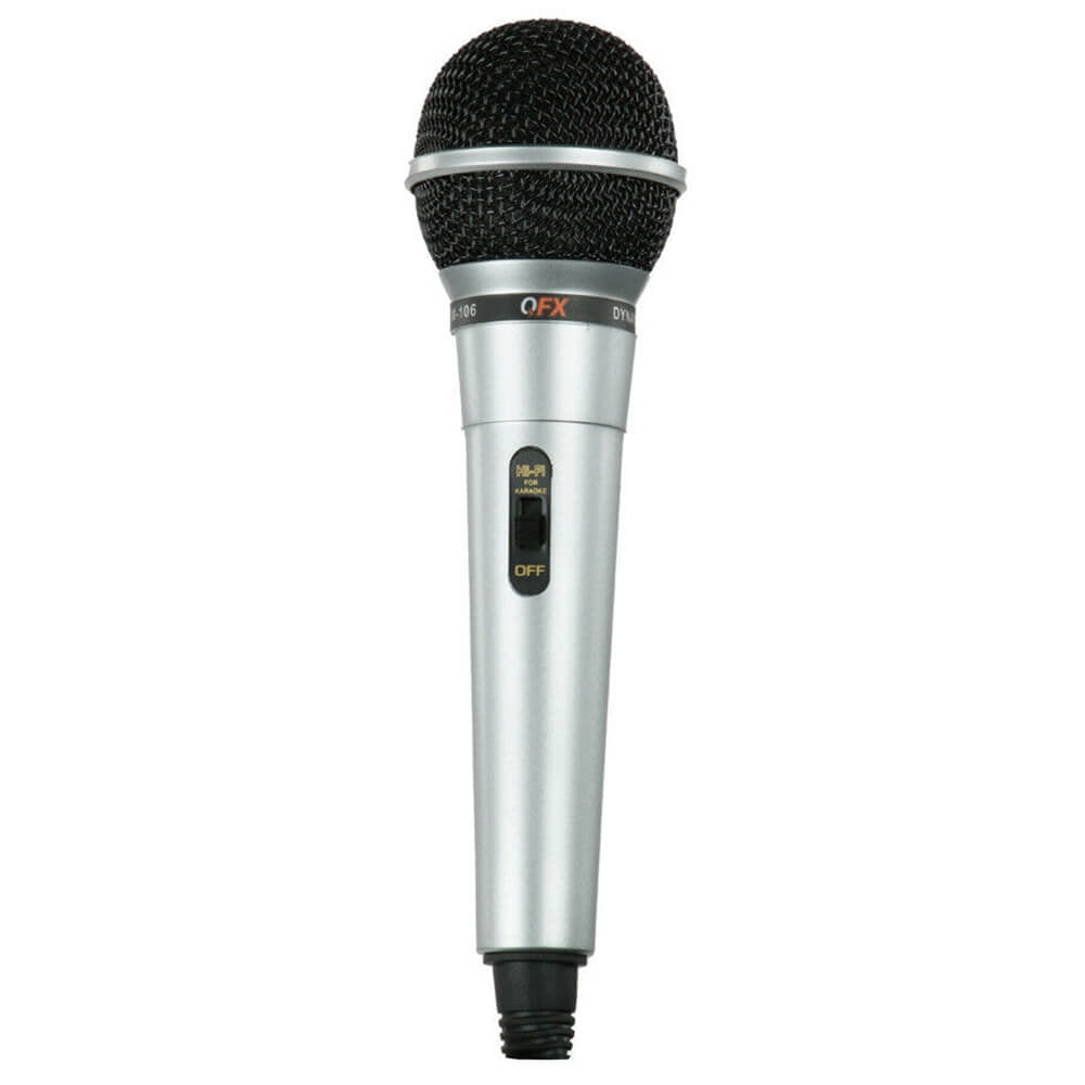 QFX M106SLV Dynamic Professional Microphone Silver