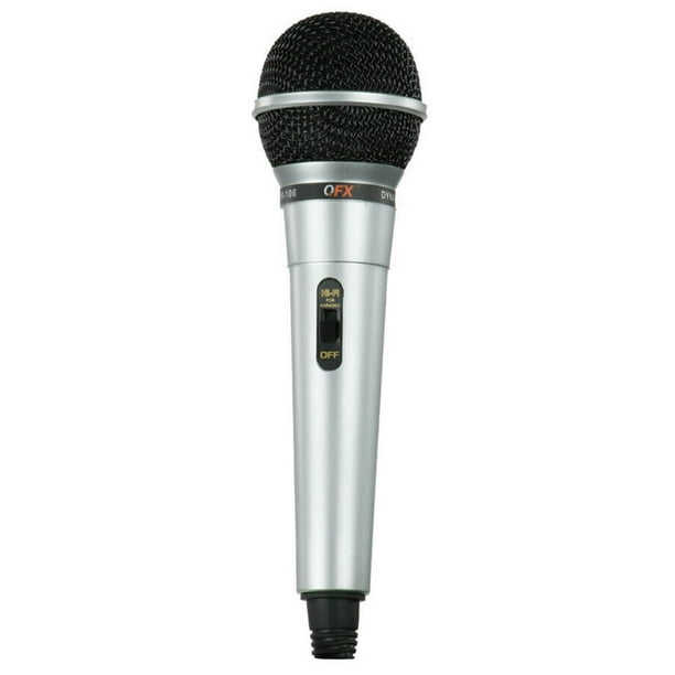 QFX M106SLV Dynamic Professional Microphone Silver