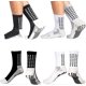 thumbnail image 1 of 2 Pairs Non Slip Sport Soccer Socks Anti Slip Football Grip Socks Unisex Athletic Sports Socks With Rubber, 1 of 5