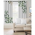 thumbnail image 2 of Spring Leaf Blackout Curtains 45 Inch Length Colorlife Summer Floral Countryside Thermal Insulated Window Curtain Window Drapes 2 Panels for Bedroom Living Room 52"Wx45"L, 2 of 9