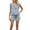 Light Blue, variant on Summer Casual Round Neck Hollow Out Ruffle Sleeveless Tank Top Blouse T Shirt Back Support