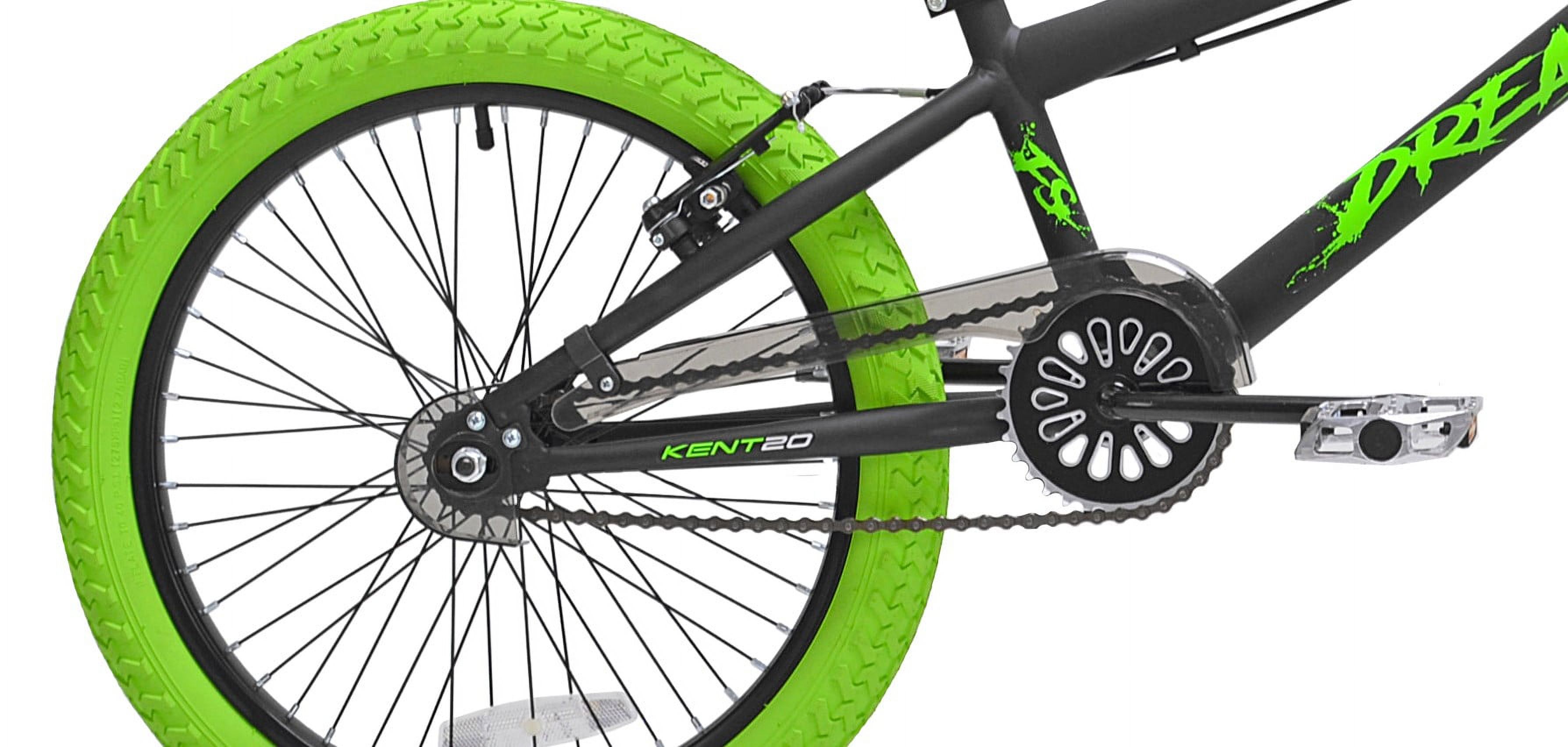Kent Dread 20 Inch BMX Bike for Kids, Green/Black photo 5
