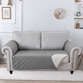 thumbnail image 4 of Sanmadrola 100% Waterproof Sofa Anti Slip Couch Covers Machine Washable Furniture Covers Leakproof Sofa Slipcover for Dogs, Children, Pets, Gray, Loveseat, 4 of 9