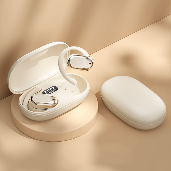 New Wireless Bluetooth Headphones Digital Display High Sound Quality Sleep Dedicated Side Sleep Wake Up Mini Sports Running Headphones 50% ff Clearance!