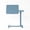 Blue, variant on Overbed Table Adjustable Height 30"-43", Rolling Laptop Desk with Wheels, Tilt Split Top Over Bed Table for Hospital, Home, or Bedroom Use, Portable Bedside Table Stand (Tiltable Top, Blue)