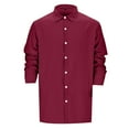 thumbnail image 4 of Polo Shirts for Men under Shirt Long Sleeve Men Long Sleeve Thermal Shirt Layering Running Mens Clothes Short Mens Medium Boys Sleepers Shirts Dressy RD2 XL, 4 of 7