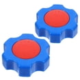 thumbnail image 3 of KAKOWELY Poignée de Robinet Robinet de Douche 2 Pcs Poignée de Roue Remplacement de Poignée d'Obturateur à Trou Carré Roue 2.17"X2.17"X0.59 Pouces, 3 of 5