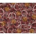 thumbnail image 4 of oneOone Cotton Flex Maroon Fabric Chevron Geometric Diy Clothing Quilting Fabric Print Fabric By Yard 40 Inch Wide, 4 of 4