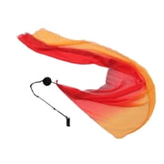 Wxqbjtam Colorful Silk Poi Throw Balls for Belly Dance and Dance Performances 2pcs