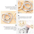 thumbnail image 3 of YSNOOWE 4Ud Accesorios Dorados Para Hebillas Para Camisetas Y Pañuelos Resistentes, 3 of 8