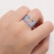 thumbnail image 3 of Anillos para mujer, regalos para mujer, exquisito anillo de circonita con incrustaciones de cobre y corazón hueco para mujer, accesorios de moda, anillo de moda, 3 of 3