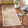 thumbnail image 2 of SAFAVIEH Indoor Outdoor CY6924-242 Courtyard Brown / Bone Rug, 2 of 10