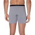 thumbnail image 5 of Hanes Men’s Boxer Brief Underwear Pack, Cotton Stretch, Assorted, 6-Pack, 5 of 10