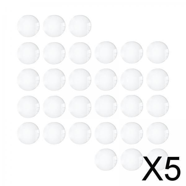 5x Azulejos de Cúpula de Cabujones de Vidrio para La Fabricación de Joyas Perlas de Adorno Regalo de Boda Cabujones Redondos Media Vuelta Plana para 5 piezas
