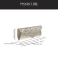 thumbnail image 4 of Sac à Main Pailleté Mode Pochette de Soirée Magnétique pour Mariage Dîner (Doré), 4 of 7