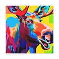 thumbnail image 1 of Moose in Pop Art - Canvas, 1 of 10