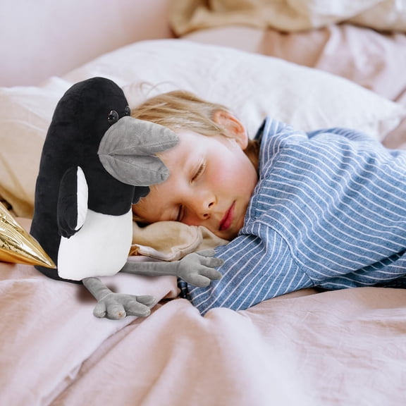 Soft Plush Crow Bird  for Kids - Educational Toy for Bedtime Snuggles