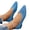 Blue #159, variant on Women’s Ballet Flat Shoes Knit Dress Round Toe Slip On Breathable Classic Hollowed Out Walking Comfortable Casual Soft Shoes, 36