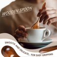thumbnail image 4 of 6 PCS Wooden Spoons for Honey, 6.7 inch Small Wooden Spoons - Terrific for Tea, Coffee & Soup, Little Wooden Serving Table Spoons Set, Bulk Bamboo Tea, 4 of 5