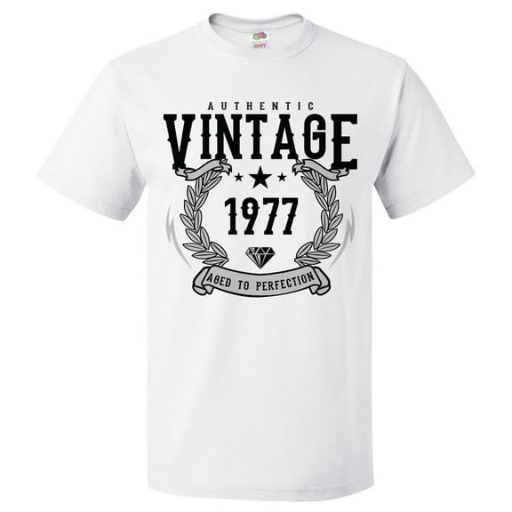 49th Birthday Gift For 49 Year Old 1977 Aged To Perfection T Shirt