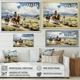 thumbnail image 4 of Designart "Life on the Ranch for the Cowboy" Cowboys Floater Framed Wall Decor, 4 of 7
