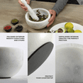 thumbnail image 6 of Koville Luxury Marble Mortar and Pestle (Namib Fantasy, 4 Cup), 6 of 7