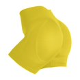 thumbnail image 5 of Bovemsi High Waisted Butt Lifting Yoga Shorts for Women - Scrunch Booty Workout Shorts with 4.5" Inseam, Yellow, XL, 5 of 5
