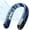 blue, variant on Rechargeable Neck Fan with 360° Circulating Air, Ultra-Long Battery Life, and Adjustable Comfort for Hot Weather and Outdoor Activities.