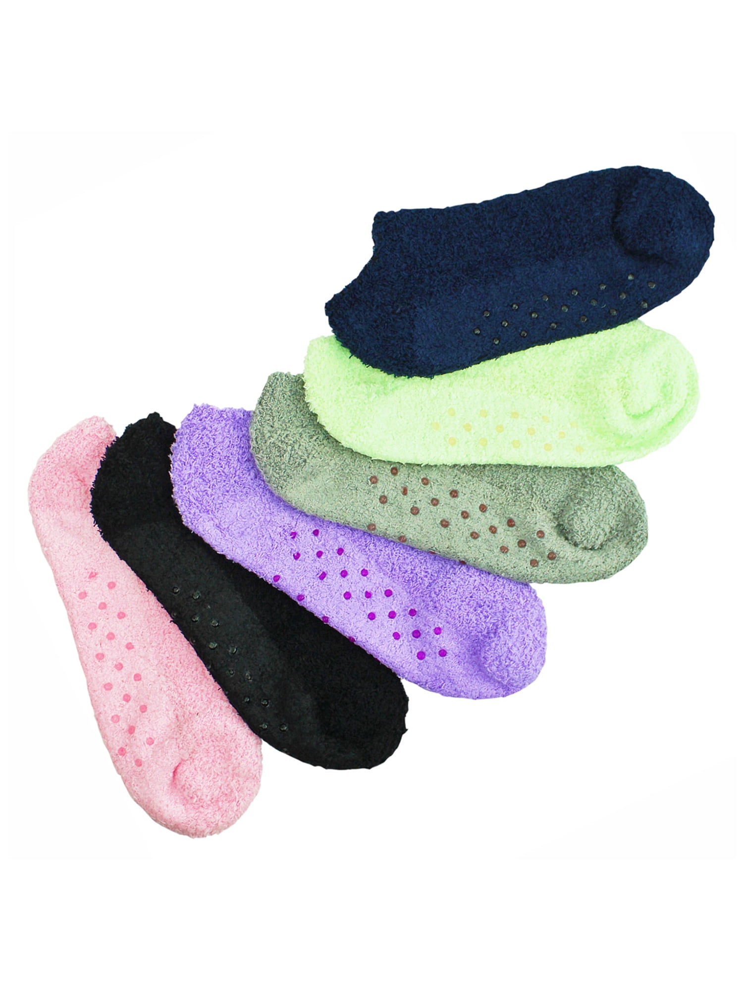 ladies thermal gripped slipper socks size 4-6 