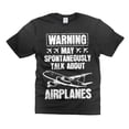 thumbnail image 2 of Mens Airplanes shirt Funny Saying Shirt Aviation Gifts Funny Joke Shirt Pilot Shirts Gift For Pilot (Small Grey), 2 of 6