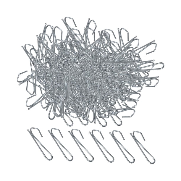Ganchos para cortinas de hierro Sunnimix 500PCS Ganchos para colgar cortinas de ventanas