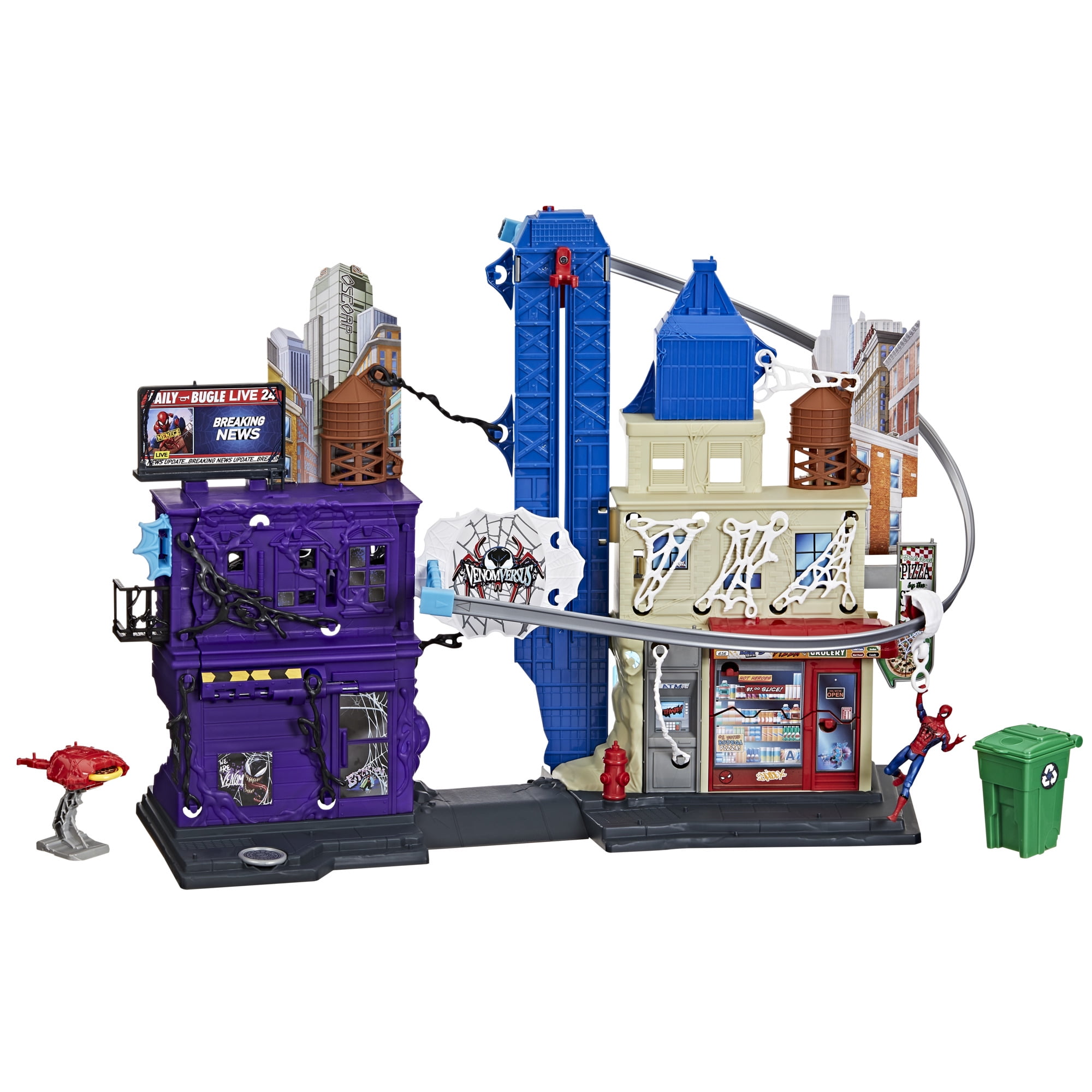 Marvel Spider-Man VenomVersus Web Slinging City Playset