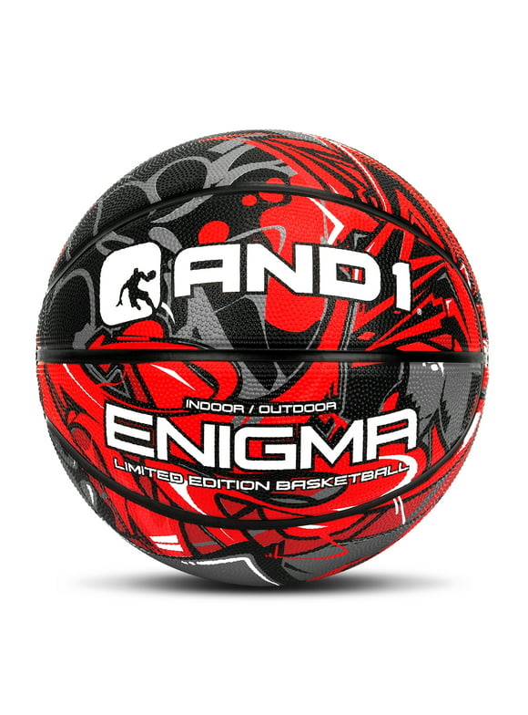 AND1 Enigma Indoor/Outdoor Competitive Premium Rubber Streetball, 29.5"