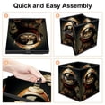 thumbnail image 4 of Cat Retro Foldable Storage Box with Handle, 10.8"x10.5"x10.6", Large Capacity - Storage Bin and Containers, 4 of 6