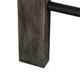 thumbnail image 2 of Hillsdale Furniture Dumont Brushed Charcoal Wood Posts and Scrolled Black Metal Twin Bed, 2 of 11