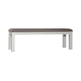 thumbnail image 2 of Brook Bay Uph Dining Bench in White, 2 of 6