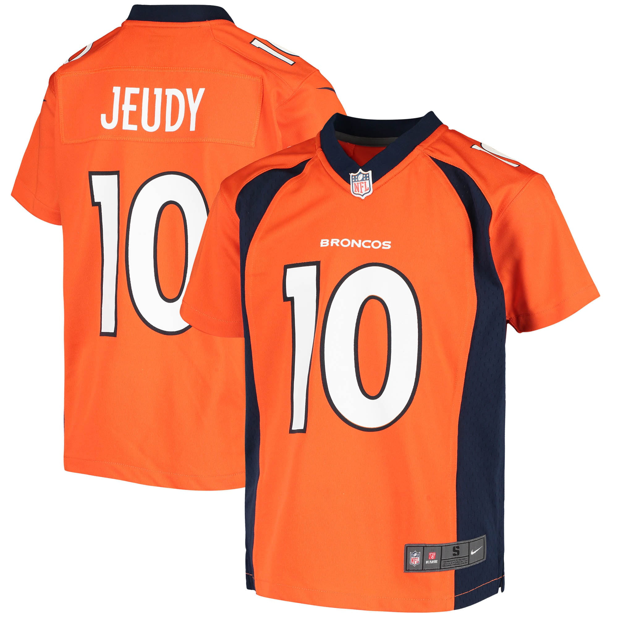 Youth Nike Jerry Jeudy Orange Denver 