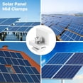 thumbnail image 6 of 30mm / 1.18’’ Solar Panel Bracket, 10Pcs Solar End Clamp, Aluminum Solar End Clamp PV Mounting Brackets, Solar Panel Z Clips for Mounting Solar Panels, 6 of 6