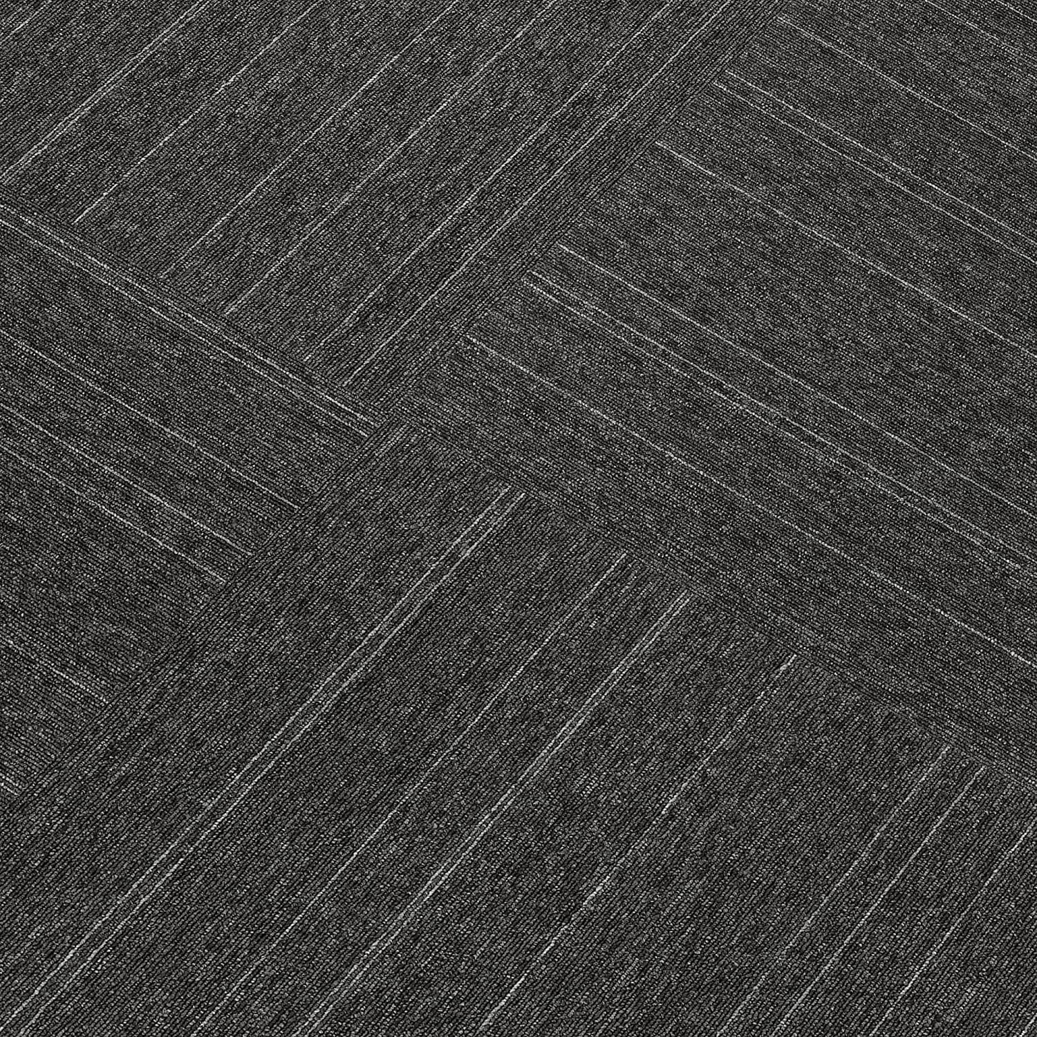 Mohawk Basics 24" x 24" Carpet Tile Sample with EnviroStrand™ PET Fiber in Smoke (1 piece)