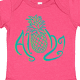 thumbnail image 4 of Inktastic Aloha- with Multicolor Teal Pineapple Boys or Girls Baby Bodysuit, 4 of 5
