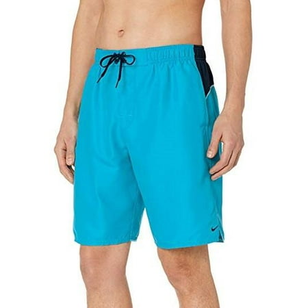 Nike Swim Men's Color Surge 9-inch Volley Shorts Light Blue Fury Small / Blue