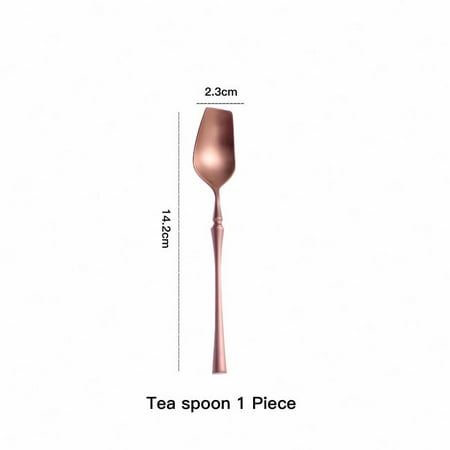 

1Pc Rose Gold Cutlery Stainless Steel Dinnerware Kitchen Flatware Wedding Tableware Fork Knife Spoon Kitchenware Dropshipping
