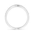 thumbnail image 2 of ANGARA Lab Grown Diamond Crossover Wedding Ring for Women in 14K White Gold (Size-1.3mm| Color-F-G| Clarity-VS) | April Birthstone, Anniversary, Jewelry Gift for Women | Lab-Grown Diamond Ring, 2 of 6