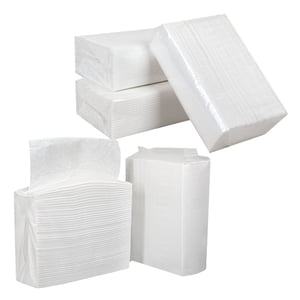 SKISUNO Water Absorbent Paper Towels for Dispenser White Convenient Napkins for Bathroom Use